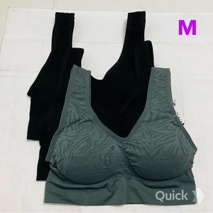 M - NWT 3 pcs Wireless Sports Bras